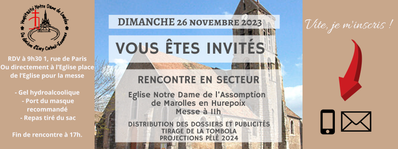 Invitation secteur Marolles26 11 23