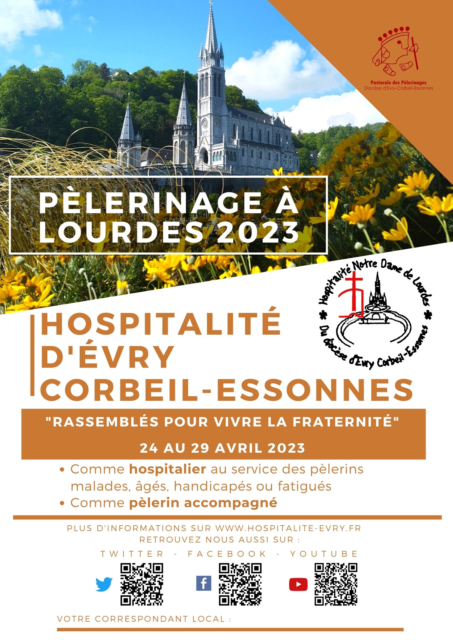 Affiche Lourdes 2023